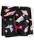 Cat Abduction Cotton Silk Bandana