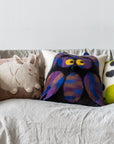 Bunny Rabbit Blush Wool Throw Pillow