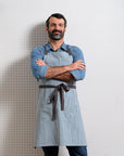 Cotton Bib Apron with Pockets