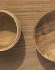 Rectangular Walnut Wood Cutting Board & Bowls Set