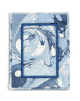 Hand-Marbled Ocean Wave Picture Frame - 4x6