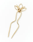Kairavini Gold Lotus Hair Pin