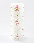 Whimsy Christmas Painted Candles