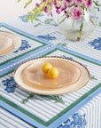 Blue Hydrangea Blockprint Placemat