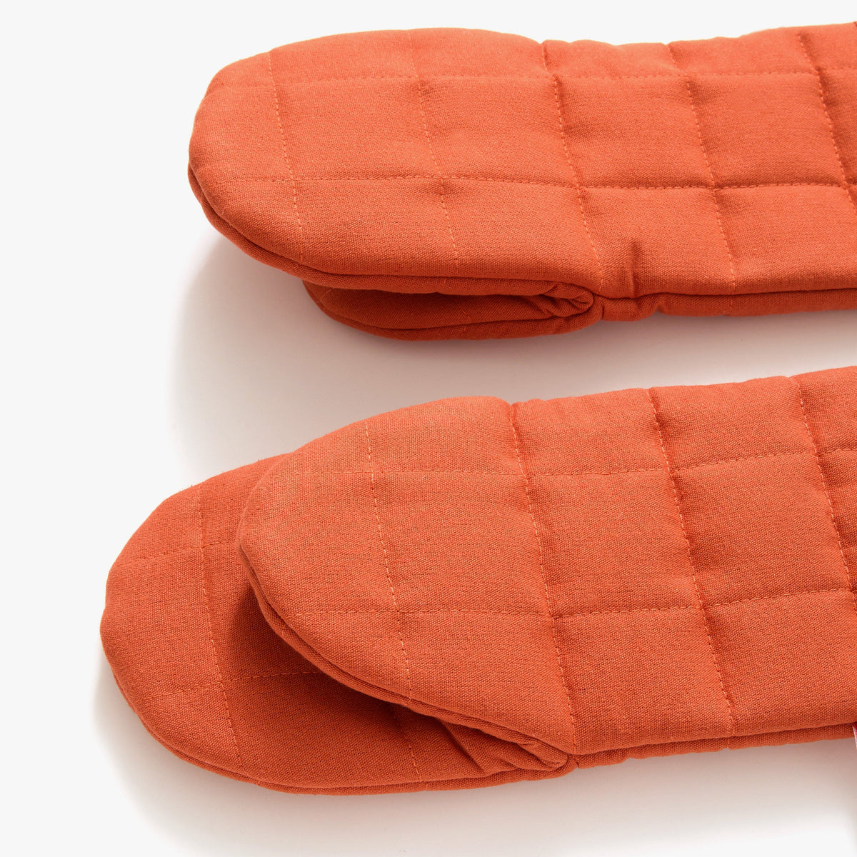 Paprika Red Cotton Oven Mitts - Set of 2