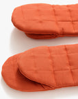 Paprika Red Cotton Oven Mitts - Set of 2