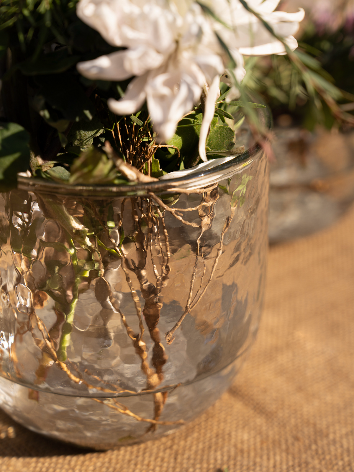 Floral Flower Frog Vase – Tall