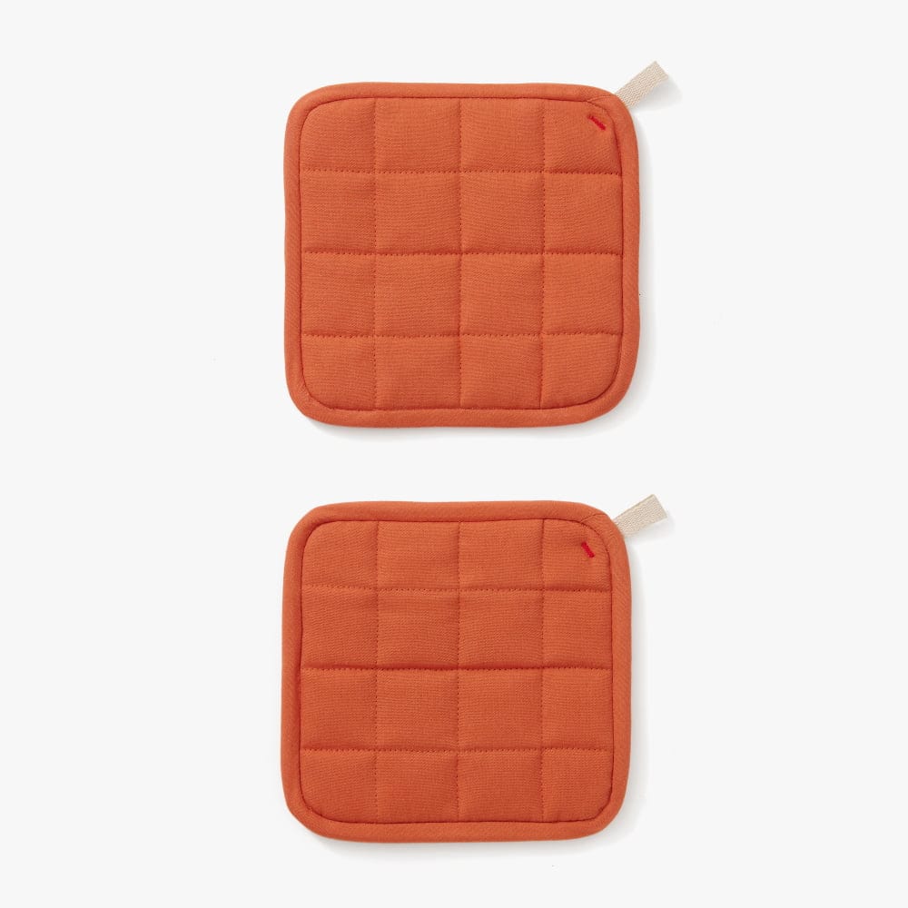 Paprika Red Pot Holders - Set of 2