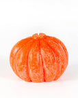 Happy Pumpkin Painted Candle