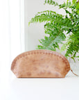 Blossom Leather Travel Pouch