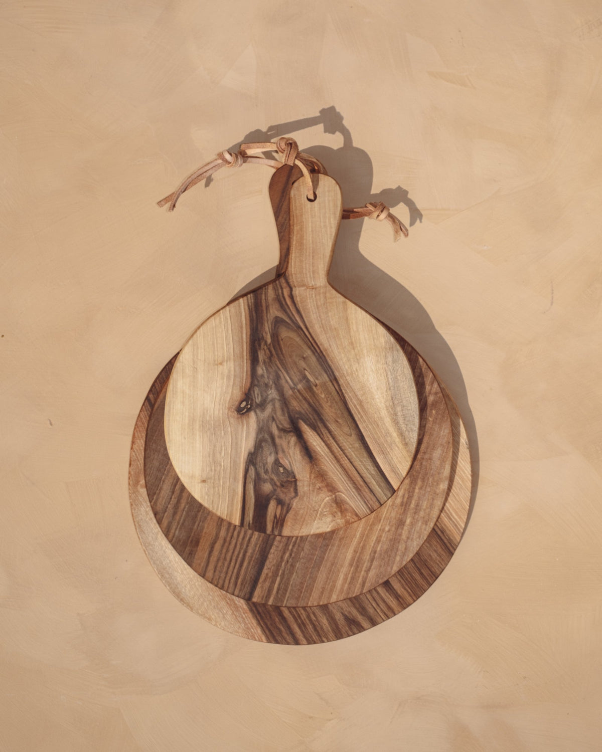 Round Walnut Cutting Board