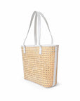 Petite French Market Rattan Tote