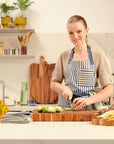 Cotton Bib Apron with Pockets