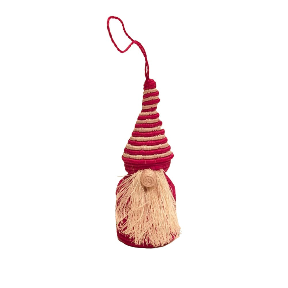 Handwoven Gnome Ornament