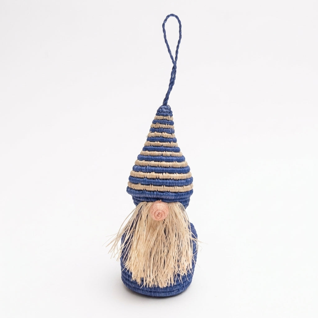 Handwoven Gnome Ornament