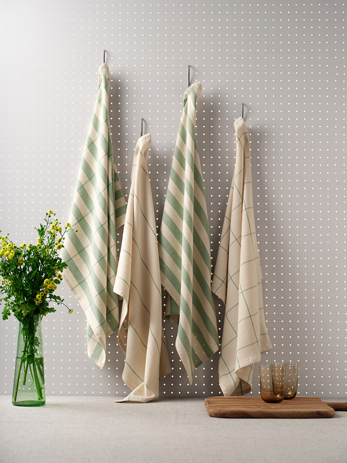 Cotton Kitchen Towels - Set of 4