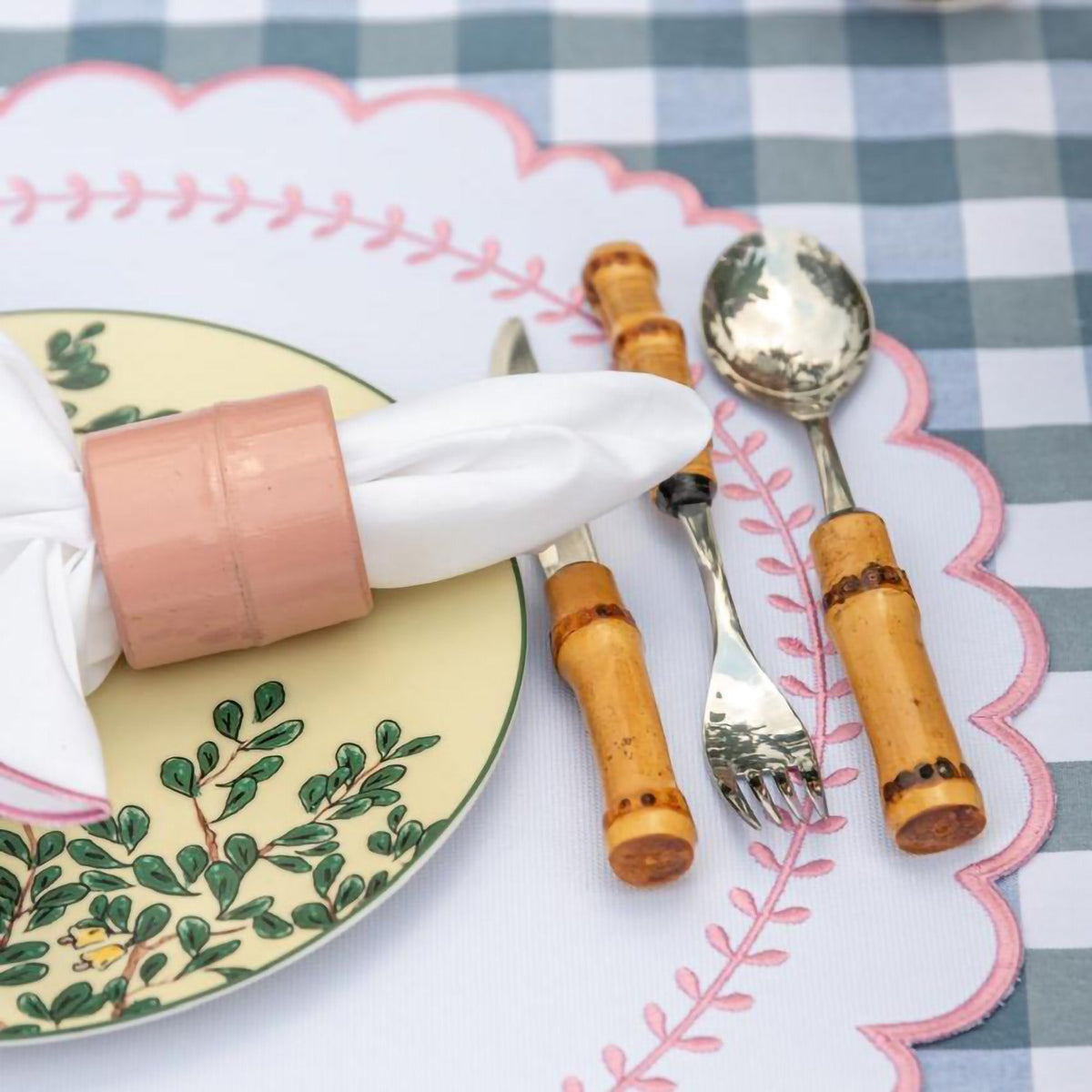 Bamboo Napkin Rings - Set of 4