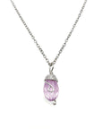 Silver Birthstone Necklace