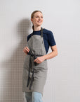Cotton Bib Apron with Pockets