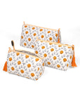 Seashell Blockprint Makeup Bag