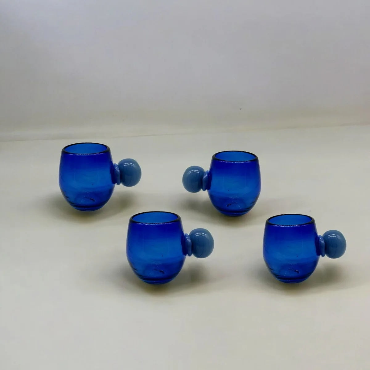 Salinas Blue Glasses – Set of 4