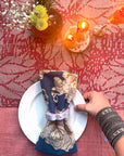Rose Gold Organic Cotton Napkins - Set of 4