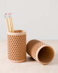 Modern Honeycomb Pencil Holder