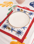 Celestial Matisse Blockprint Placemats – Set of 2