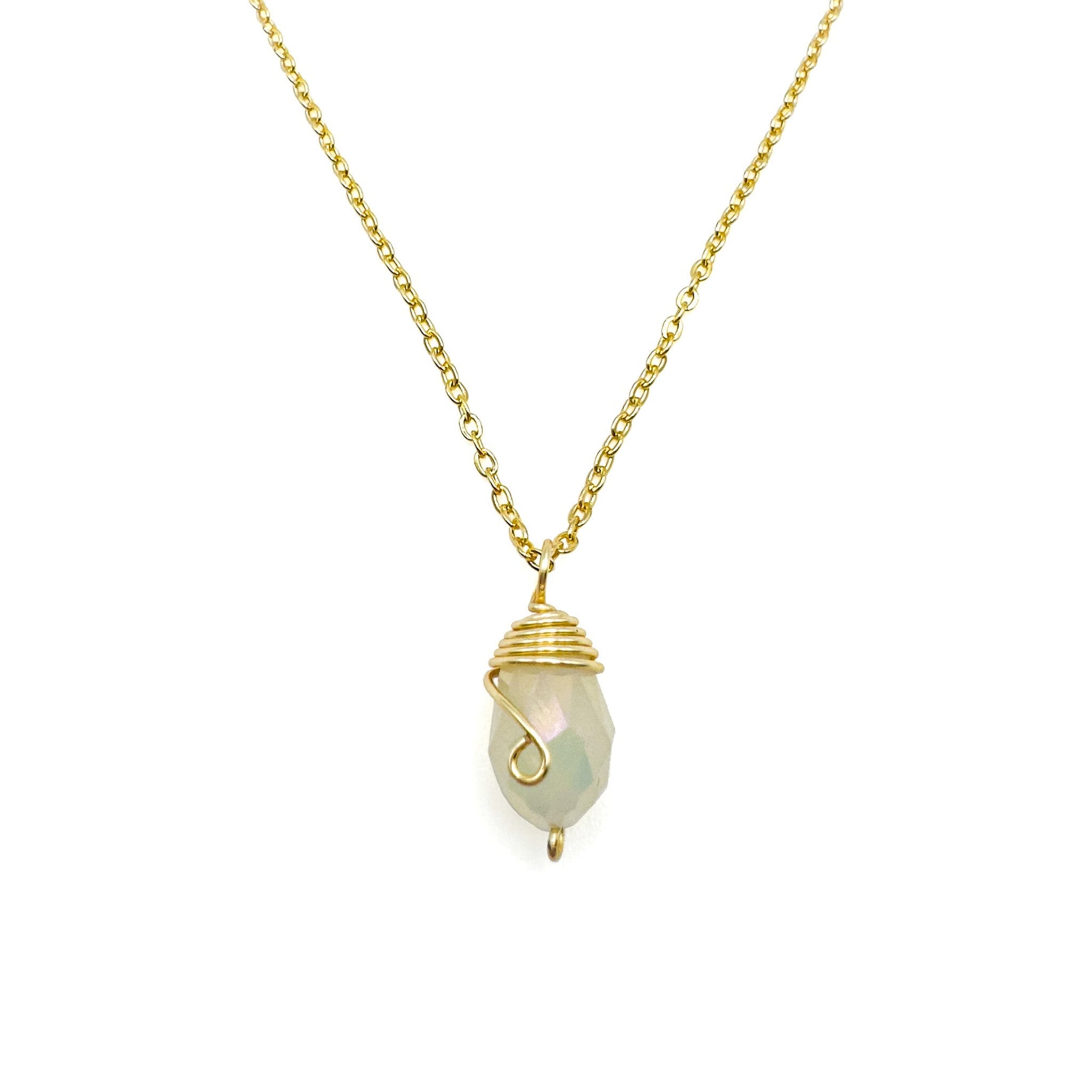 Gold Birthstone Necklace