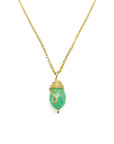 Gold Birthstone Necklace