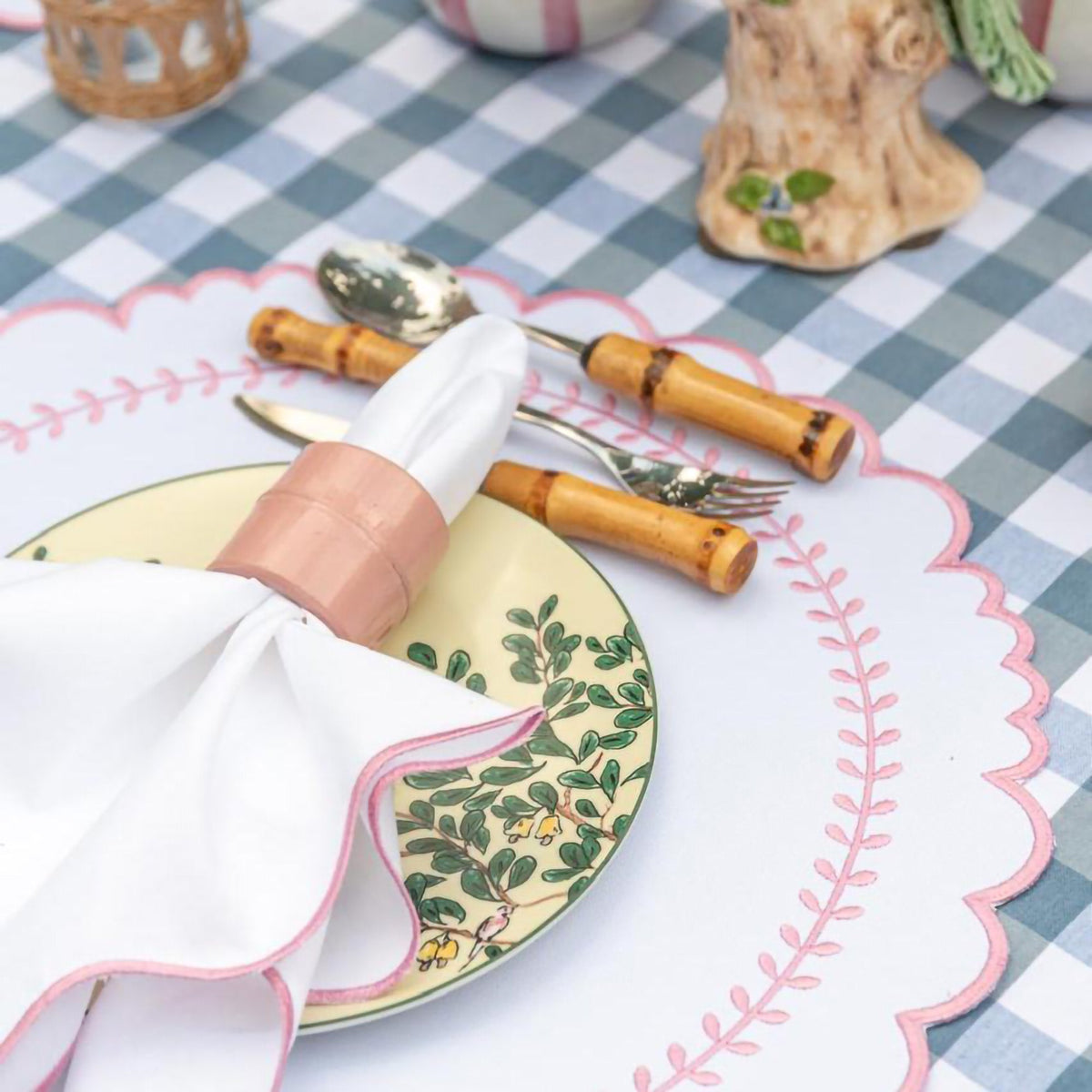 Bamboo Napkin Rings - Set of 4