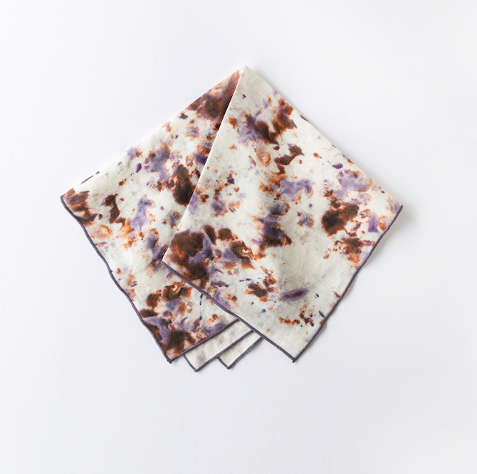 Rose Marble Linen Napkin
