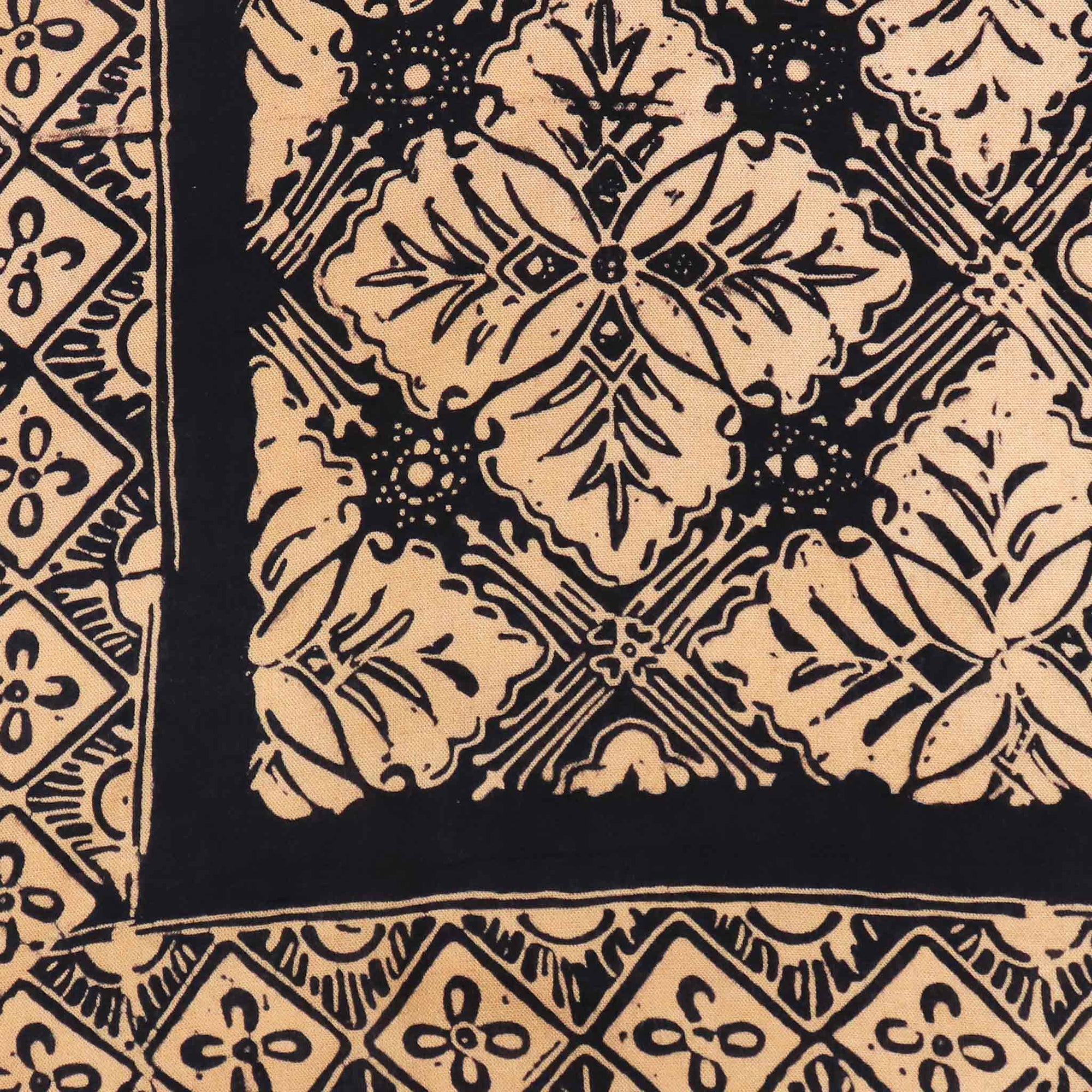 Harvest Oversized Batik Cotton Bandana – 39"
