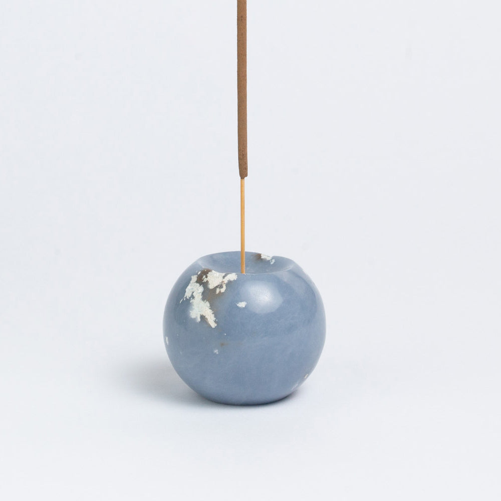 Celestina Angelite Sphere Incense Holder
