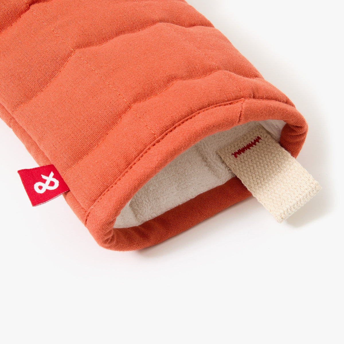 Paprika Red Cotton Oven Mitts - Set of 2