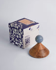 Cool Cone Angelite & Wood Jewelry Box