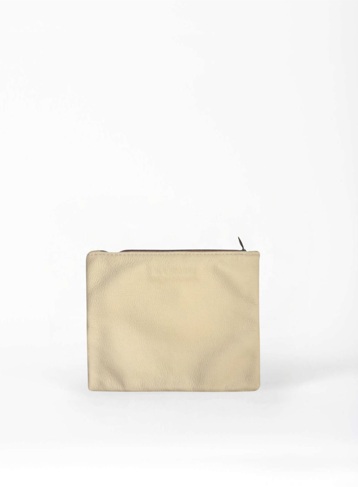 Woven Leather Large Pouch
