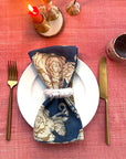 Rose Gold Organic Cotton Napkins - Set of 4