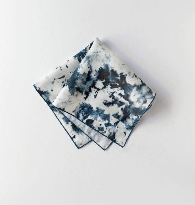 Grey Marble Linen Napkin