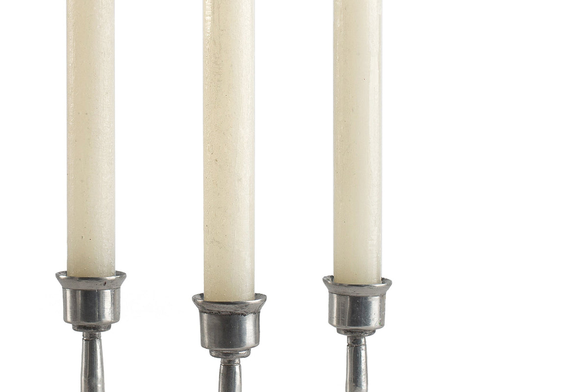 Luma Afrika Frosted Taper Candles – Cream, Set of 4