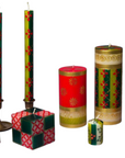 Christmas Painted Candles
