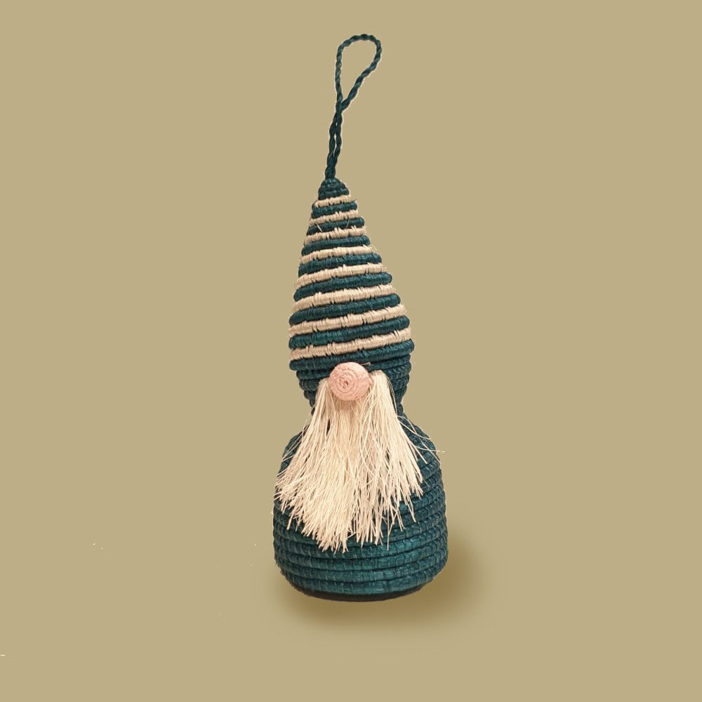 Handwoven Gnome Ornament