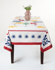 Celestial Matisse Blockprint Tablecloth