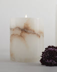 Santo Alabaster Votive Holder - Short