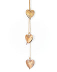 Alaya Heart Trio Rustic Bell Wind Chime