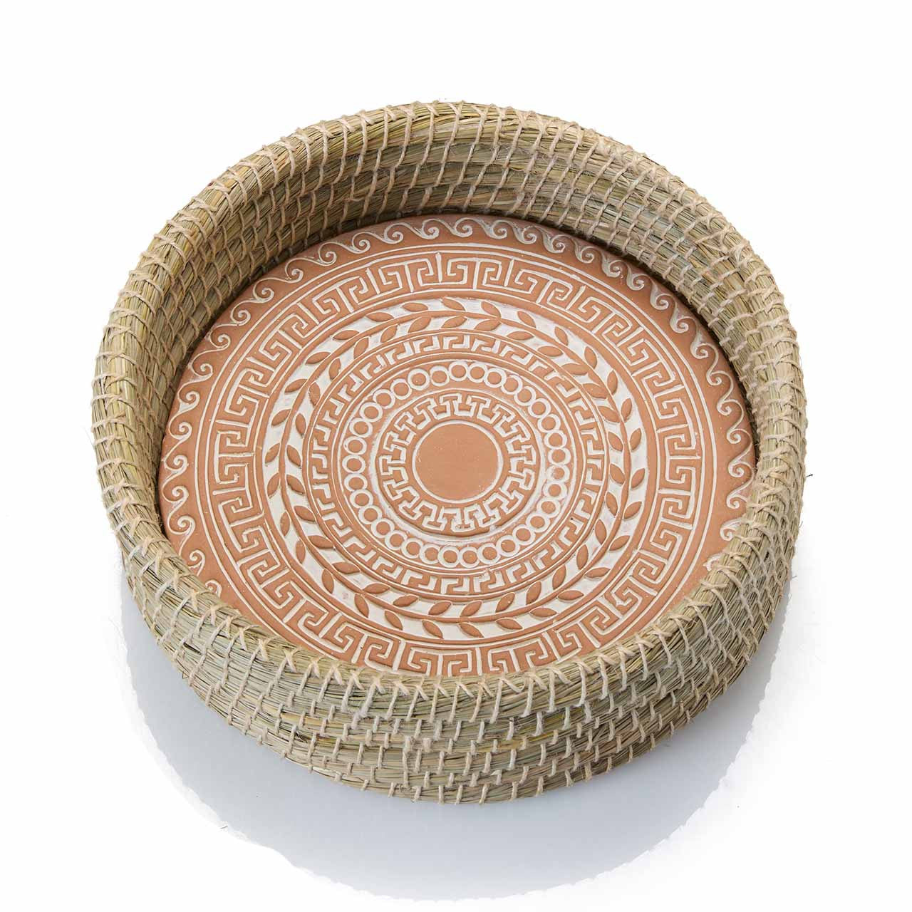 Ancient Wave Terracotta Bread Warmer with Lid