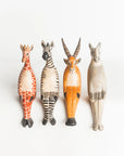 Carved Jacaranda Wood Antelope Shelf Sitter