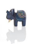 Batik Wood Elephant Eyeglass Holder