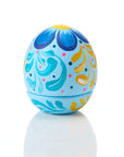 Handpainted Blue Botanica Egg Box