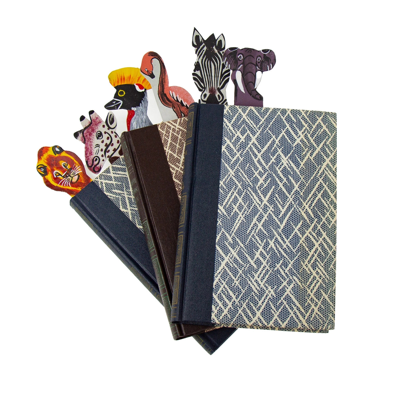 Handcrafted Leather Animal Bookmarks - Set of 10